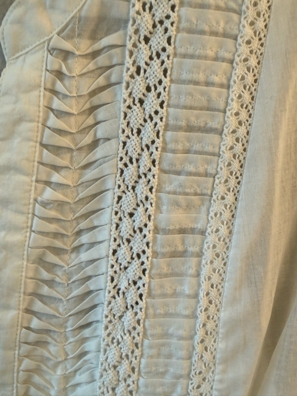 Sonoma Women’s White Cotton Button Front Blouse Size L NEW - Picture 8 of 14